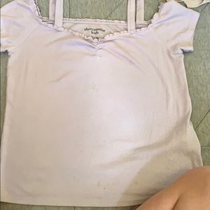 Light purple scrunched tank top